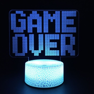 Game over 3D lampe
