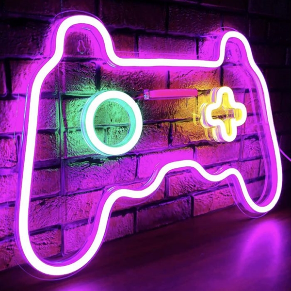 Gaming Controller LED neonlampe - Dæmpbar