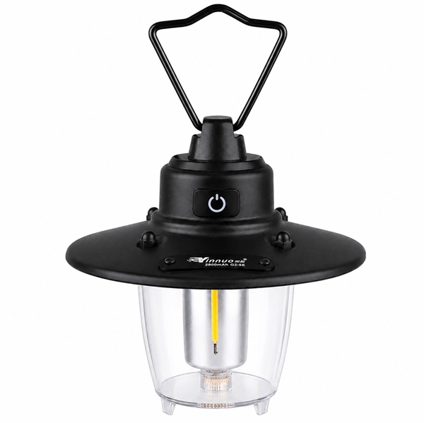 Genopladelig LED campinglanterne med dæmpbart lys