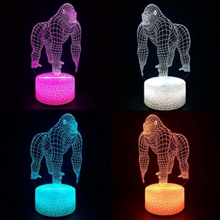 Gorilla 3D lampe