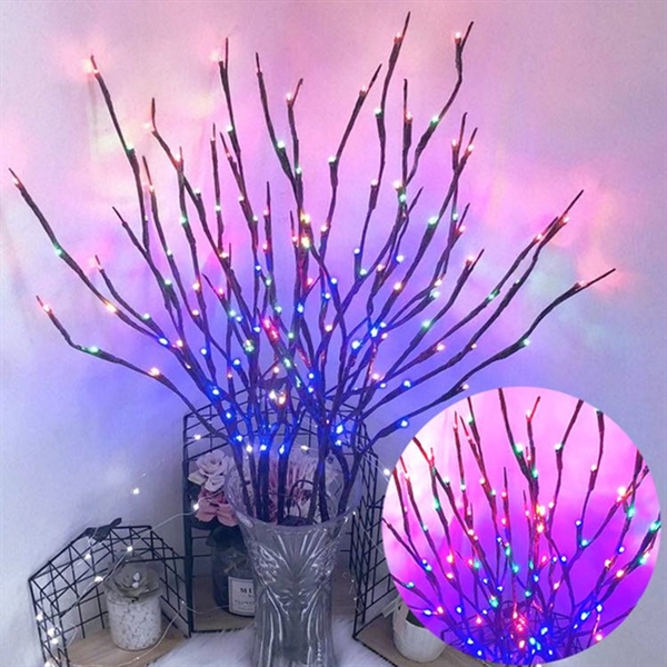 Grenlampe med multifarvede LED-lys