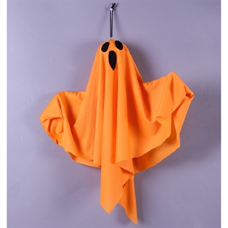 Hængende spøgelser med lys til Halloween - orange