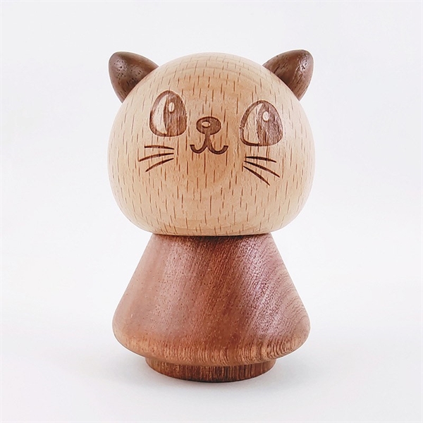 Håndlavet katteformet tandstikholder - Stil 1