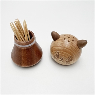 Håndlavet katteformet tandstikholder - Stil 1