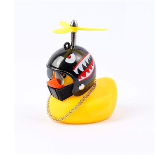 Ande cykelklokke med lys - Haj