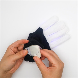 LED handsker med lys