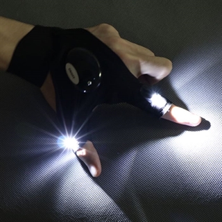 Handsker til LED lys - Venstrehåndsmodel