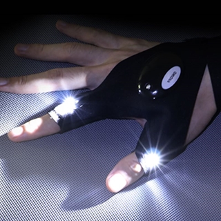 Handsker med LED lys -- højrehåndsmodel