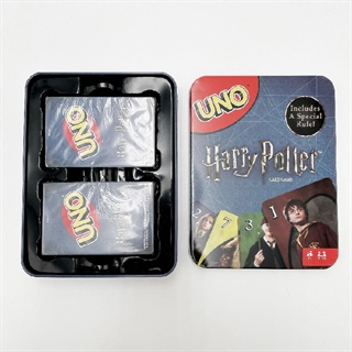 Harry Potter UNO kortspil med jernboks