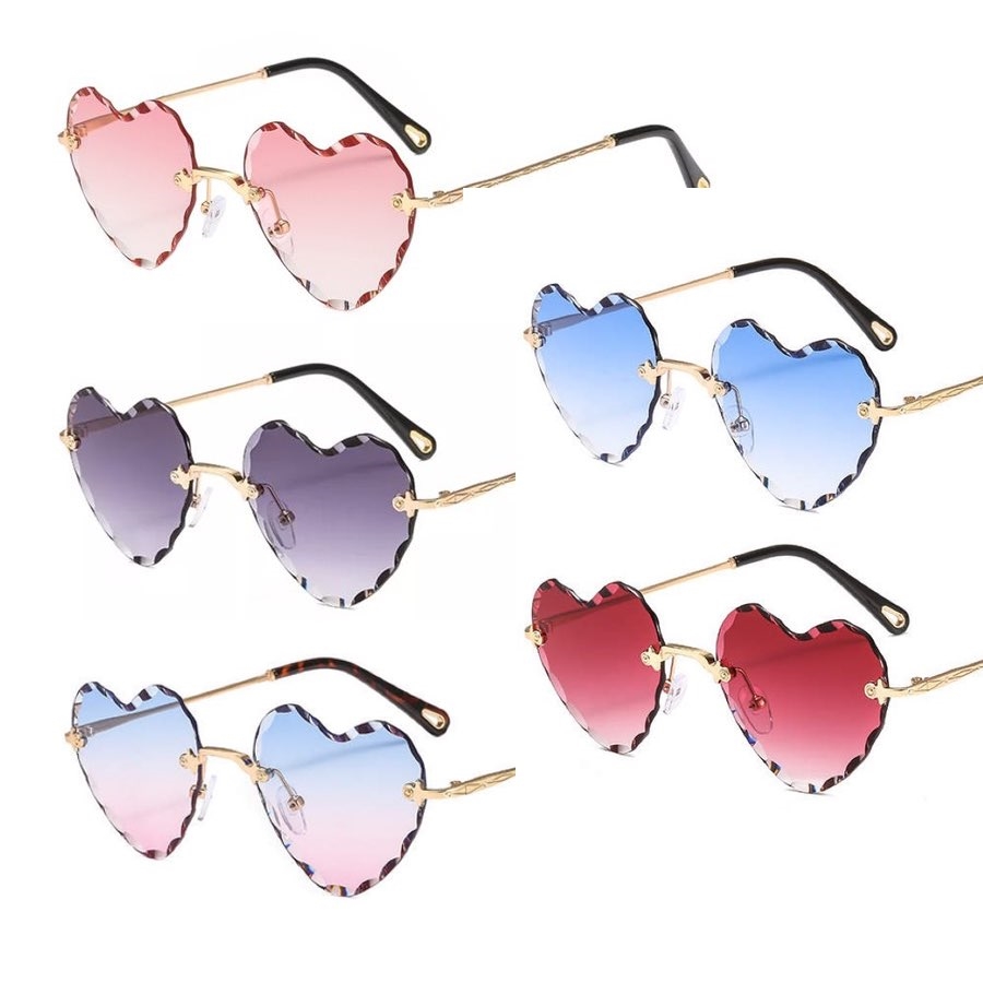 Hjerte solbriller - - Køb
