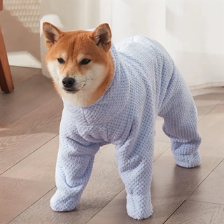 Badekåbe til hund - absorberende tørredragt