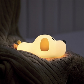 Hundehvalp LED-natlampe - genopladelig - dæmpbar