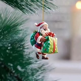  Juleophæng med julemand