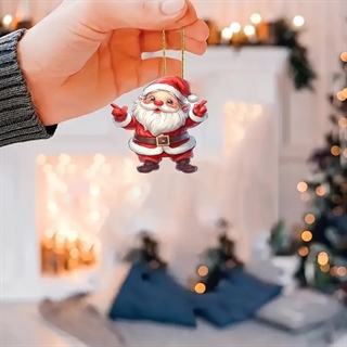 Juleophæng med julemand – 1 stk. – stil 9