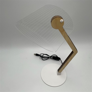 Klassisk LED 3D visuel bordlampe
