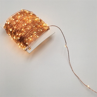 LED kobber lyskæde med fjernbetjening 