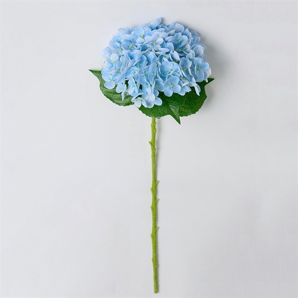 Kunstig hortensia med stilk – blå