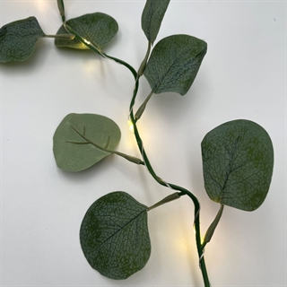 LED lyskæde med eukalyptus blade - 1,8 m 20 lys