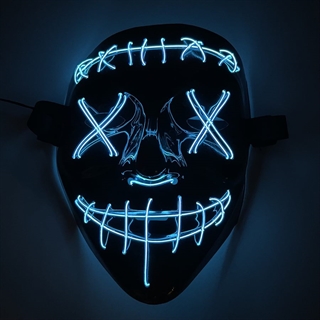 LED maske med blåt lys 