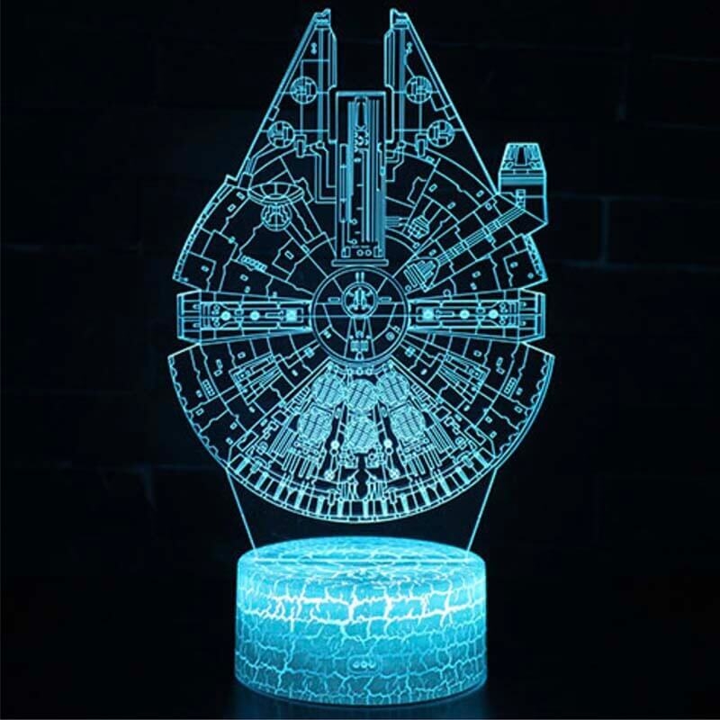 Star Wars 3D lampe - Millennium Falcon -
