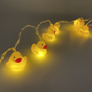 LED lyskæde med ællinger - 1,5 m 10 lys
