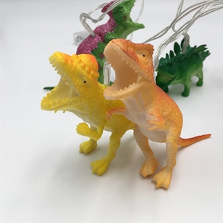 LED lyskæde med dinosaurer