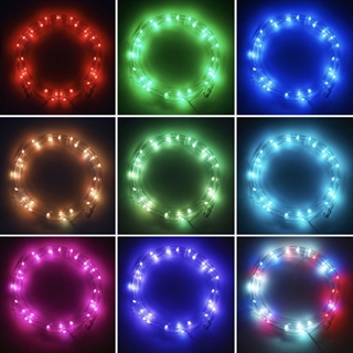 LED basketball kantlys med fjernbetjening - 16 lysfarver