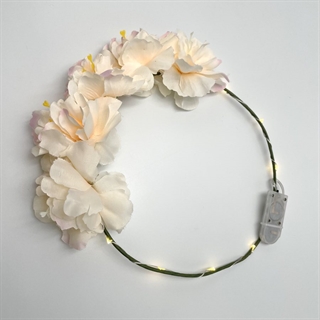 LED blomsterkrans hårbånd 