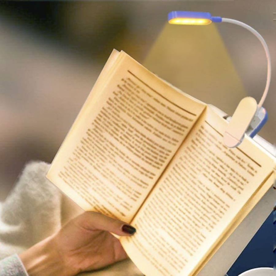LED boglampe med klemme Genopladelig - LEDide.dk