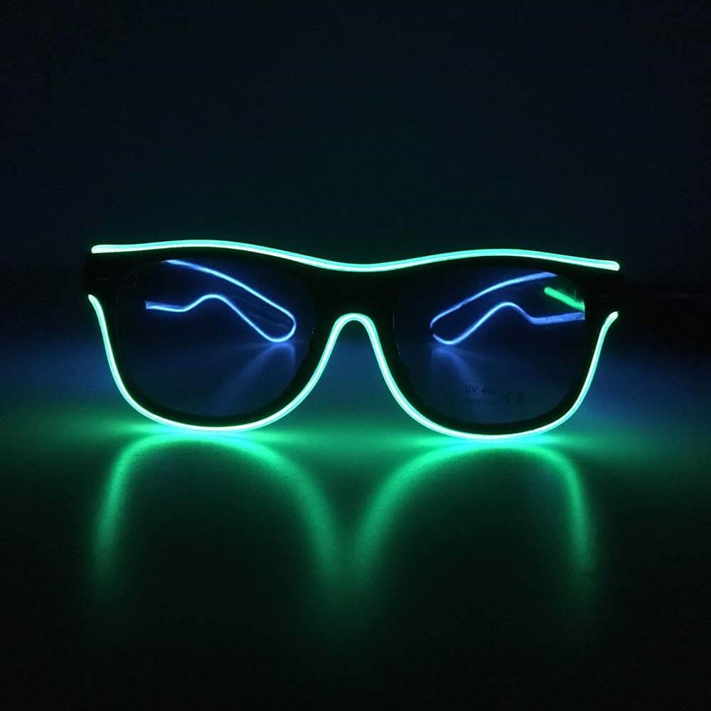 letvægt serie to Brille med LED lys - Flot brille - Party brille