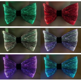 LED butterfly med multifarvet lys - Sort