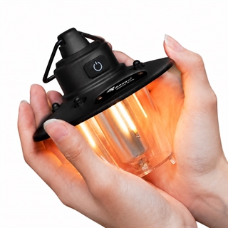 Genopladelig LED campinglanterne med dæmpbart lys