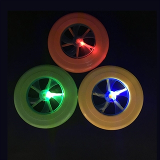 LED frisbee med RGB lysfarver