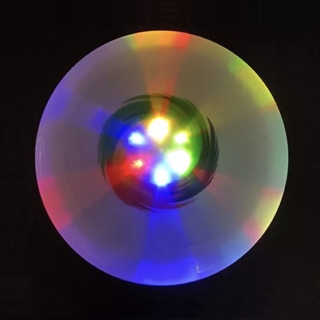 LED frisbee med multifarvet lys - Ø 26 CM