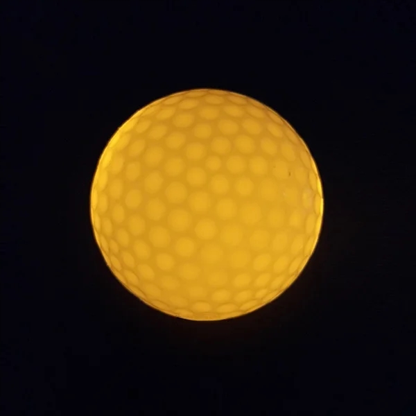 LED-golfbolde med gult lys 