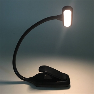 LED boglampe med klemme - Genopladelig
