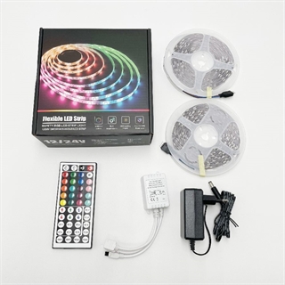 LED lightstrip med fjernbetjening - 20 m 360 lys