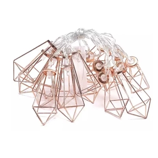 LED lyskæde med diamanter - 3 M 20 lys