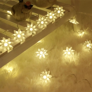 LED lyskæde med lotus blomster