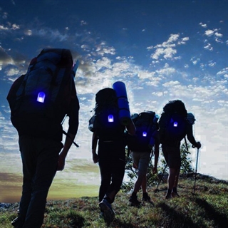 LED magnetisk clips til løbere - Blåt lys