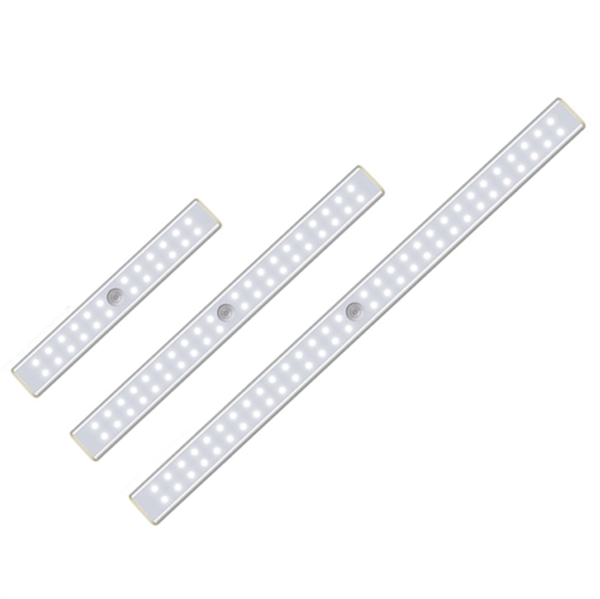 LED skabslampe med sensor - Genopladelig - 19 cm, 30 cm, 40 cm