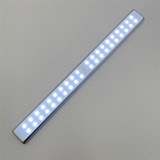 LED skabslampe med sensor - Genopladelig - 30 cm 40 lys