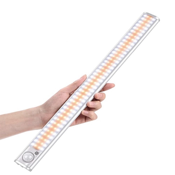 LED skabslampe med sensor - Genopladelig - 39 cm 160 lys