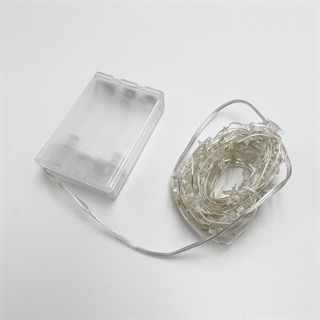 LED kobberlyskæde med stjerner – 5 m 50 LED