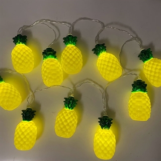 LED lyskæde med ananas - 1,6 m 10 lys