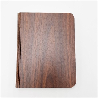 LED-boglampe med varmt hvidt  lys - Genopladelig - Størrelse: L: 21,5 cm, B:17 cm - Omslagsfarve: rød