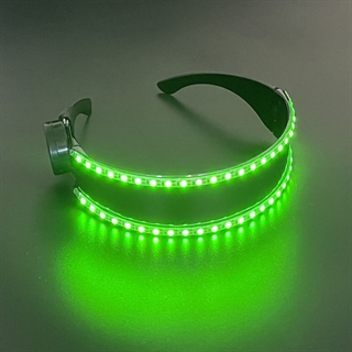 LED-strips briller - Grønt lys