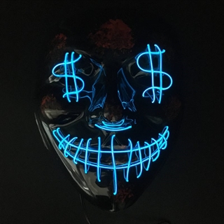 LED maske med blåt lys