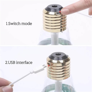 Pære luftfugter med multifarvet lys