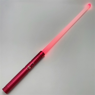 Star Wars lasersværd med 20 lysfarver og lydeffekter – Genopladeligt – 1 stk. med rødt håndtag